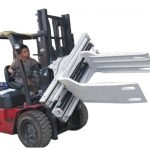 Bale Clamp Forklift Attachments Թափոնների թուղթ Bale մամլիչ