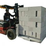 Հիդրավլիկ Forklift բետոնե աղյուսներ / բլոկային բարձրացնող մամլիչ