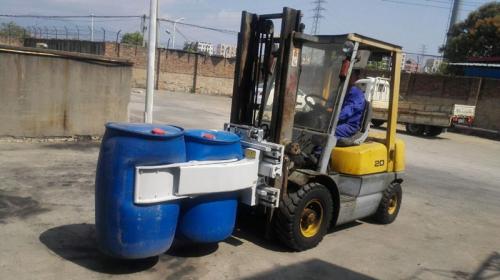 Forklift Drum մամլիչ պլաստիկ թմբուկով